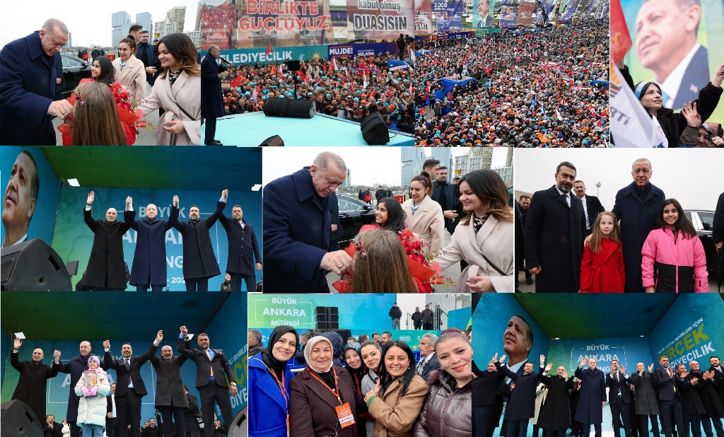 Cumhurbaşkanımız Recep Tayyip Erdoğan, Ankara Mitinginde; “Ankara, sanayisiyle, ticaretiyle, tarımıyla, kültür ve sanatıyla ülkemizin parlayan yıldızıdır”