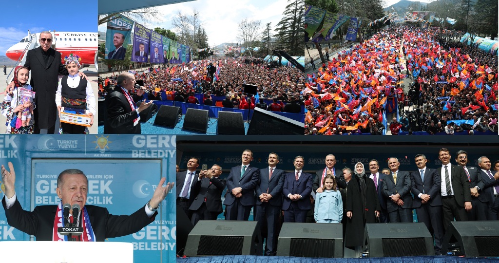 Cumhurbaşkanımız Recep Tayyip Erdoğan Tokat'ta; “Bizim siyasetimizin merkezinde milletimiz vardır”