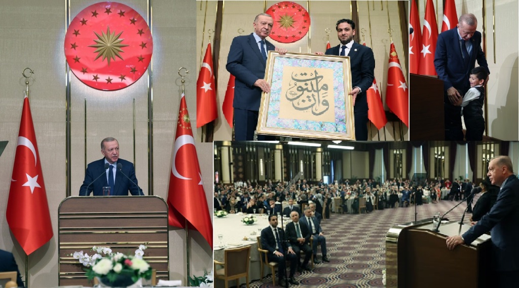 Cumhurbaşkanı Erdoğan, Uluslararası Demokratlar Birliği (UID) Kapasite Geliştirme ve Eğitim Çalıştayı katılımcılarını kabul etti;  “Güçlü Türkiye Güçlü Diaspora’ şiarıyla dertlerinize derman olmaya çalışıyoruz”