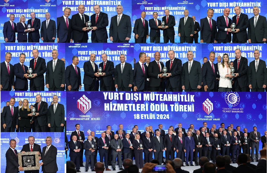 Cumhurbaşkanımız Recep Tayyip Erdoğan, Yurt Dışı Müteahhitlik Hizmetleri Ödül Töreninde; “Türkiye’yi bölgesel ve küresel bir ağırlık merkezi hâline getirmek için her imkânı değerlendiriyoruz”