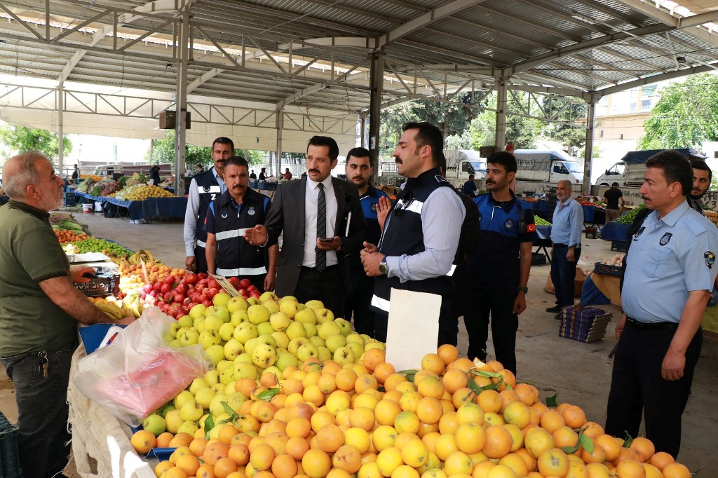 Haliliye Belediyesi Zabıta ekipleri, Pazar Yerlerini denetlemeyi sürdürüyor 