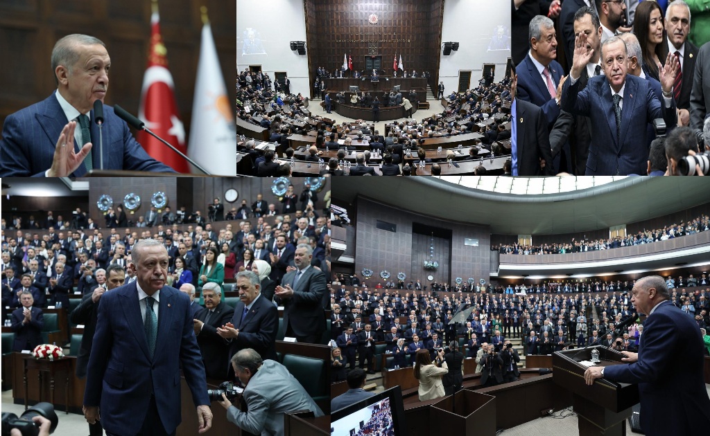 Cumhurbaşkanımız Recep Tayyip Erdoğan, AK Parti TBMM Grup Toplantısında konuştu;  “Gazze soykırımın hesabının sorulmadığı bir dünya temiz kalamaz”