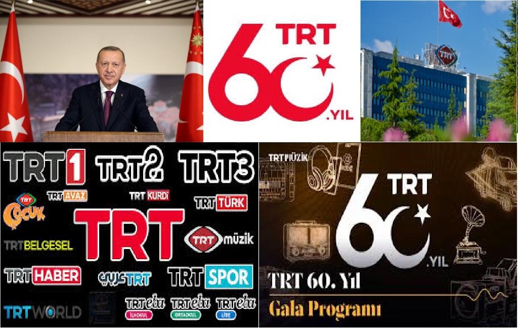 Cumhurbaşkanımız Recep Tayyip Erdoğan, TRT’nin 60. kuruluş yıl dönümünü mesajı; “TRT, ülkemizin değerlerini, tarihini, kültürünü, gücünü ve sesini tüm dünyaya yansıtmaya devam etmektedir