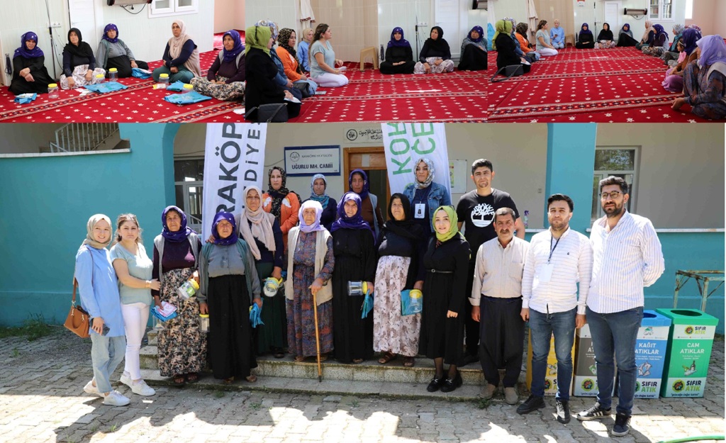 Karaköprü kırsalında kadınlara Sağlık ve Geri Dönüşüm eğitimi 