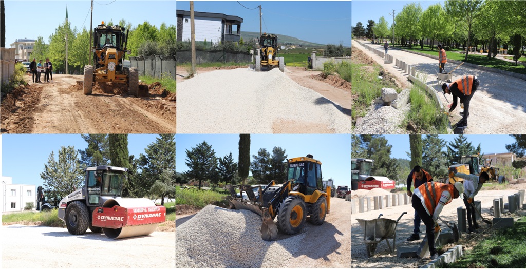 Karaköprü’ye konforlu yollar kazandırılıyor