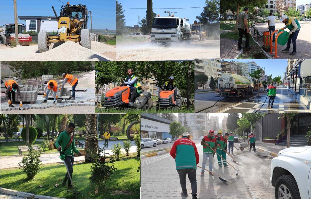 Karaköprü’de topyekûn hizmet atağı sürüyor