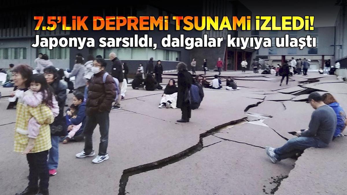 JAPONYA HABERLERİ: Japonya'da 7.5 şiddetinde deprem!