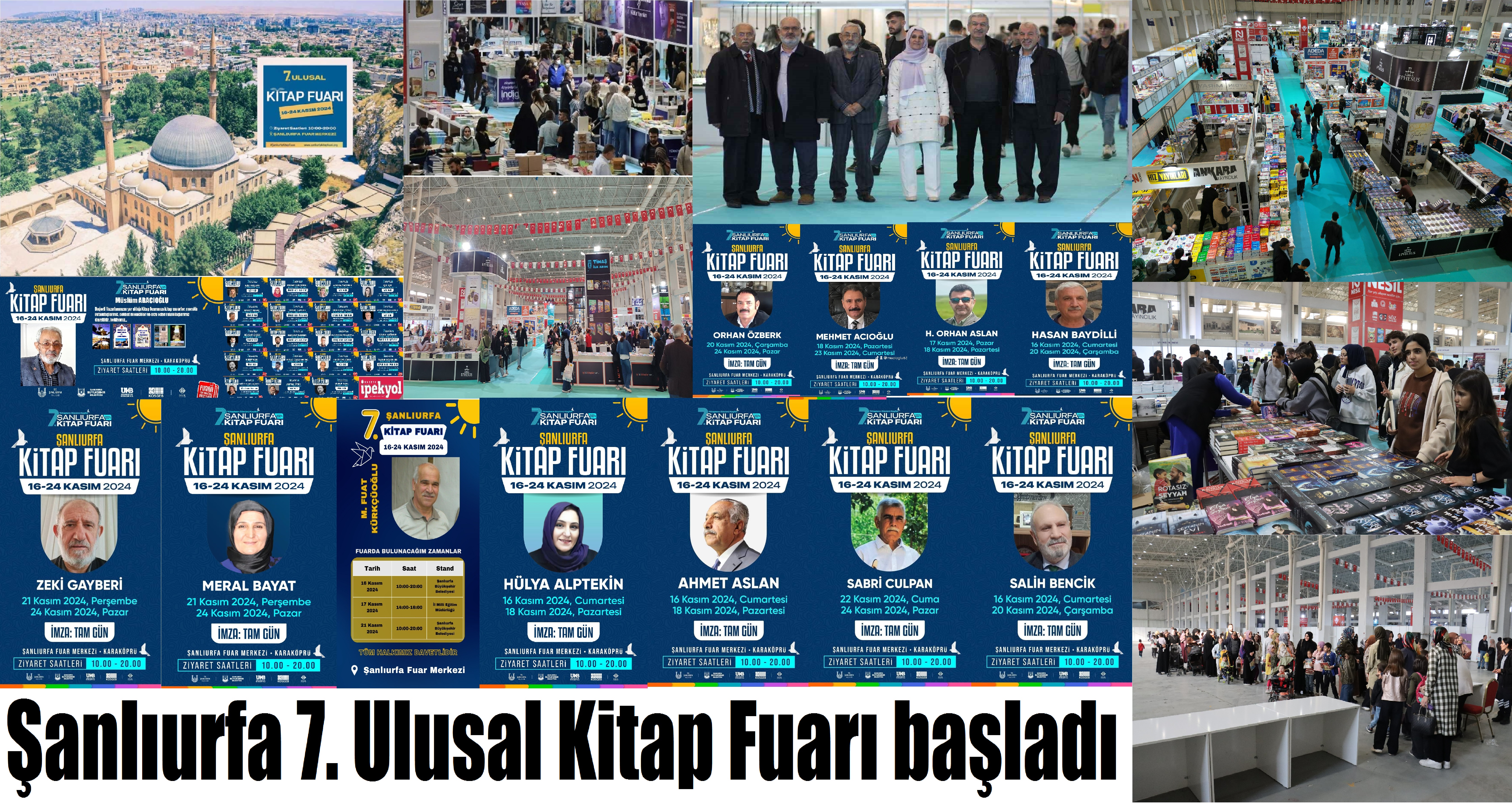 Şanlıurfa 7. Ulusal Kitap Fuarı başladı