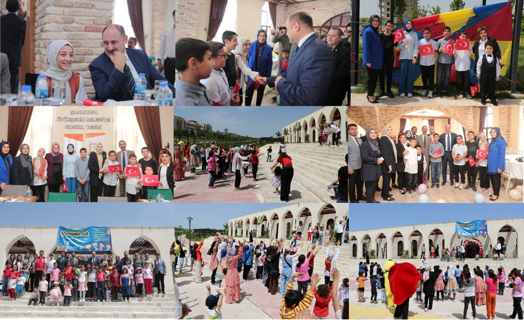 Şanlıurfa Büyükşehir Belediyesi, yurtlarda kalan çocuklara 23 Nisan Bayramı sevincini yaşattı; “Özel çocuklar 23 Nisan’da gönüllerince eğlendi”